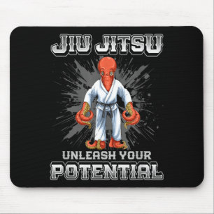 Brazilian Jiu Jitsu MMA and Grappling BJJ Octopus Mouse Mat