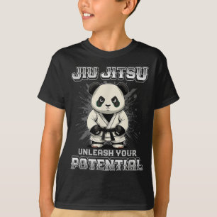Brazilian Jiu Jitsu MMA and Grappling BJJ Panda T-Shirt