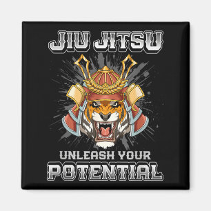 Brazilian Jiu Jitsu MMA and Grappling BJJ Samurai Magnet