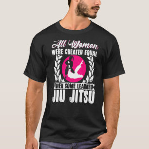 Brazilian Jiu Jitsu Mma Bjj Hugger Girl Mother All T-Shirt