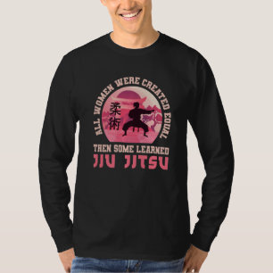 Brazilian Jiu Jitsu Mma Bjj Hugger Girl Mother All T-Shirt