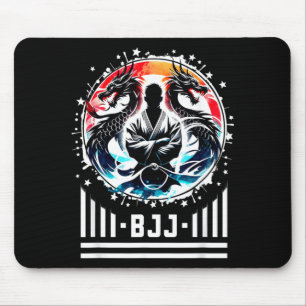 Brazilian Jiu Jitsu MMA BJJ Shirt MMA Shirt Jiu Mouse Mat