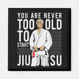 Brazilian Jiu Jitsu Old Man Magnet