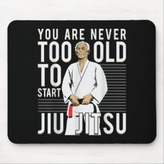Brazilian Jiu Jitsu Old Man Mouse Mat