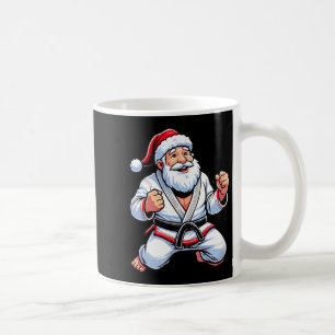 Brazilian Jiu Jitsu Santa Claus Christmas Coffee Mug