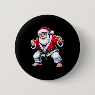 Brazilian Jiu Jitsu Santa Claus - Jiu Jitsu 6 Cm Round Badge