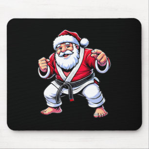 Brazilian Jiu Jitsu Santa Claus - Jiu Jitsu Mouse Mat