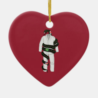 Brazilian Jiu Jitsu Snake Ceramic Tree Decoration