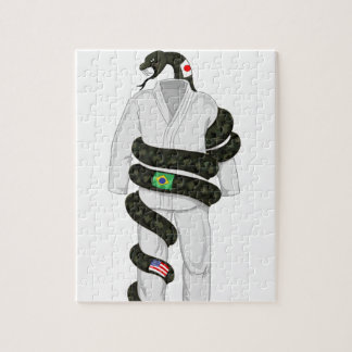 Brazilian Jiu Jitsu Snake Jigsaw Puzzle