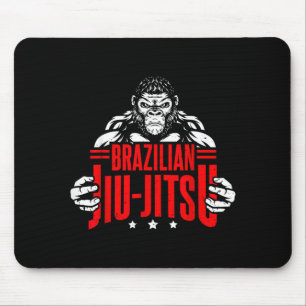 Brazilian Jiu-Jitsu Srt BJJ Fighting Martial Arts Mouse Mat