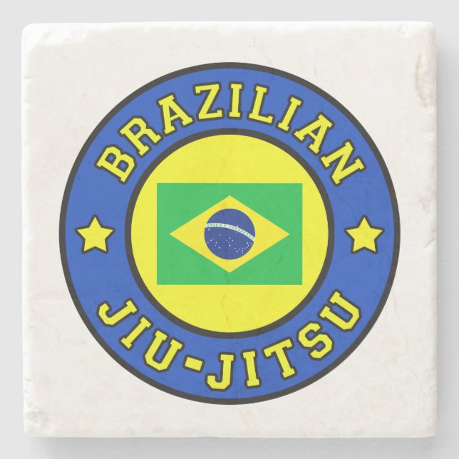 Brazilian Jiu Jitsu Stone Coaster (Front)