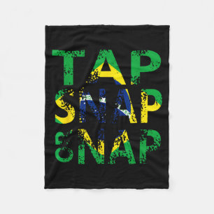 Brazilian Jiu Jitsu - Tap Snap Or Nap Fleece Blanket