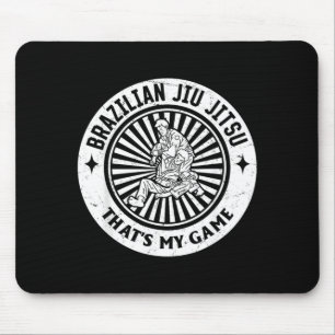 Brazilian Jiu Jitsu thats game - Jiu Jitsu Fighter Mouse Mat