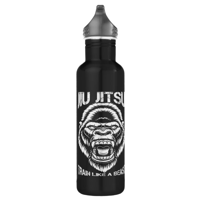 Brazilian Jiu Jitsu Train Like A Beast 710 Ml Water Bottle (Right)