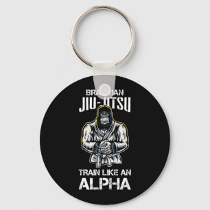 Brazilian Jiu Jitsu Train Like An Alpha BJJ Mix Key Ring