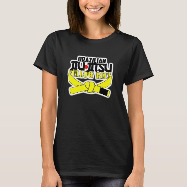 Brazilian Jiu-Jitsu Yellow Belt Kid T-Shirt (Front)