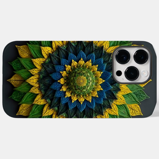 Brazilian Leaf Mandala - Phone Case (Back (Horizontal))