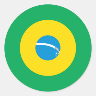 Brazilian Mod Round Sticker
