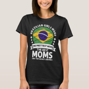 Brazilian Mum Brazil Mama Brazilian American T-Shirt