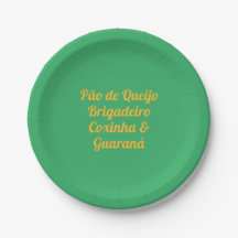 Brazilian Party Plate