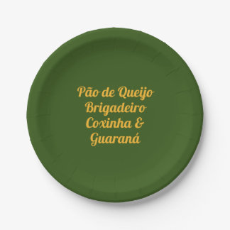 Brazilian Party Plate
