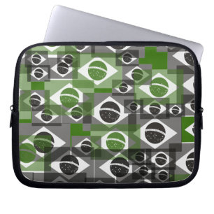 Brazilian pattern laptop sleeve
