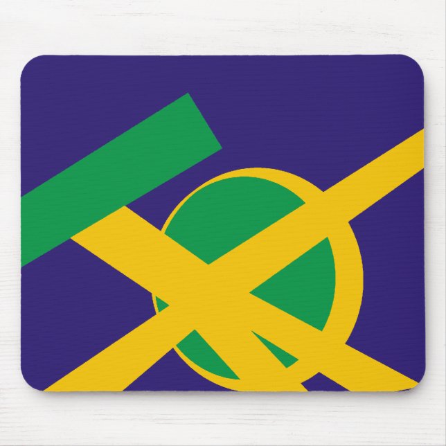 Brazilian Portal Blue Mouse Mat (Front)