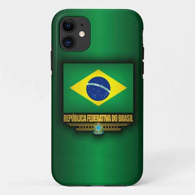 Brazilian Pride Case-Mate iPhone Case (Back)