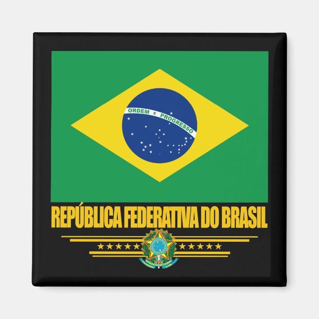 Brazilian Pride Magnet (Front)