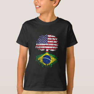 Brazilian Roots Brazil National Heritage Tree Gift T-Shirt