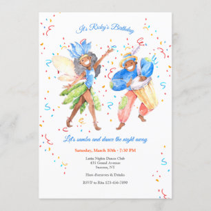 Brazilian Samba Invitation
