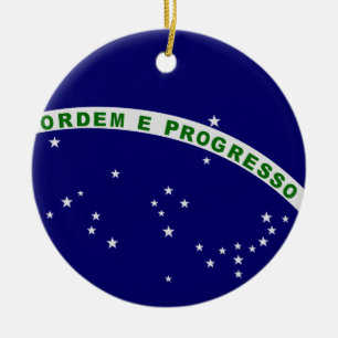 Brazilian Seal Ceramic Tree Decoration