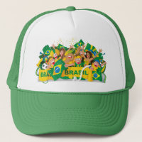 Brazilian soccer hat