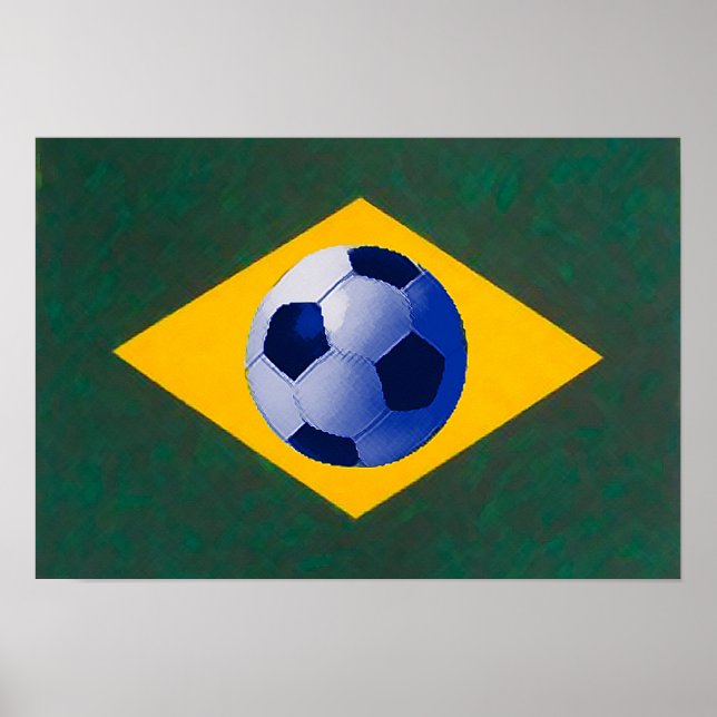 Brazilian soccer team poster (Front)