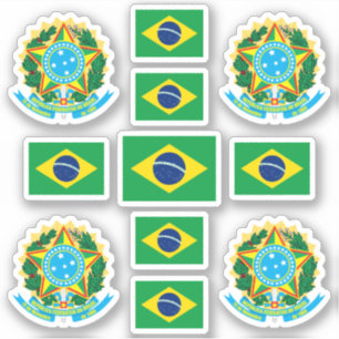 Brazilian state symbols / coat of arms and flag