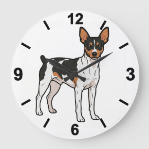 Brazilian Terrier Dog Wall Clock Home Decor