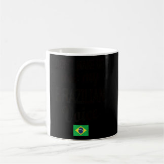 Brazilian Voice Brazil Flag Brazilian Roots  Coffee Mug