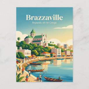 Brazzaville Republic of the Congo Postcard
