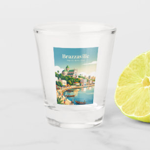 Brazzaville Republic of the Congo Shot Glass