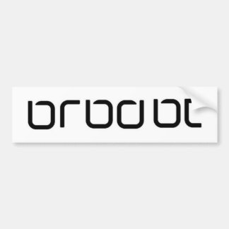 BRBDBT BUMPER STICKER