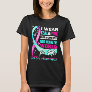 Brca Awareness Breast And Ovarian Cancer Support T-Shirt