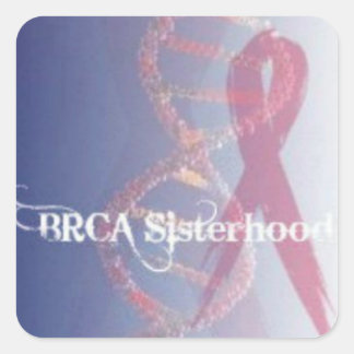 BRCA SISTERHOOD small envelope seal, sticker