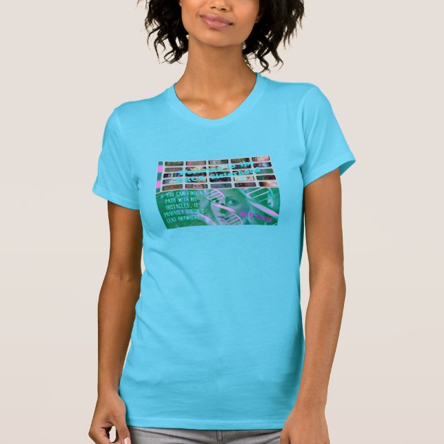 BRCA sisterhood T-Shirt w/BRCA 1 previvor (Front)