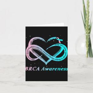Brca Warrior Im Fine Breast Cancer Awareness  Card