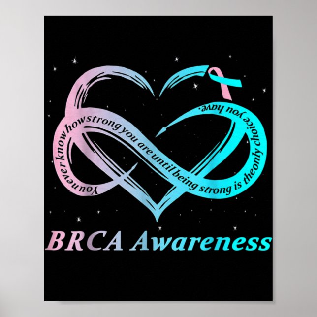Brca Warrior Im Fine Breast Cancer Awareness  Poster (Front)