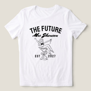 Brde future mrs personalized name Future  Tri-Blend Shirt