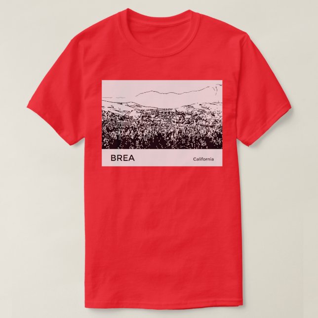 Brea California TShirt (Design Front)