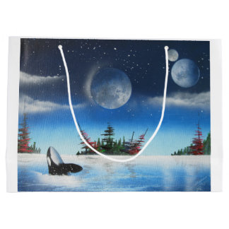 Breaching Whale Giftbag Large Gift Bag