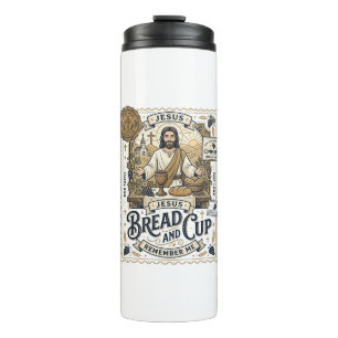 Bread And Cup Jesus Communion Christian Faith Vint