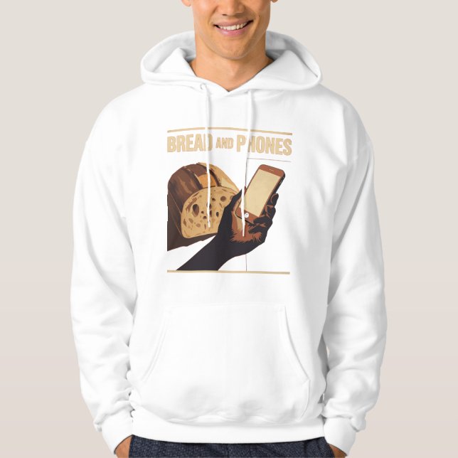 Bread and Phones – Modern Essentials Hoodie (Front)